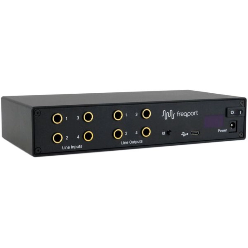 Freqport FreqInOut F01 Patchbay Analogico 4 Canali con Integrazione di Plug In
