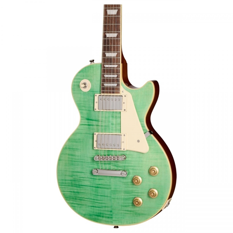 Epiphone Les Paul Standard 50s Figured Seafoam Green (Incl. Premium Gig Bag) EIGLP5SFNH1