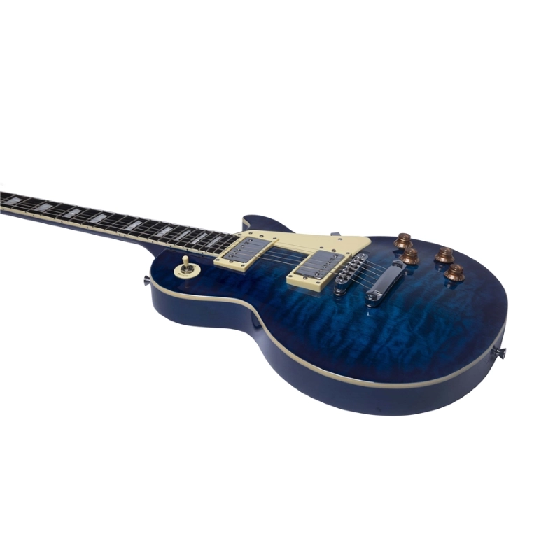 Eko Guitars LS-300 Blue Quilted