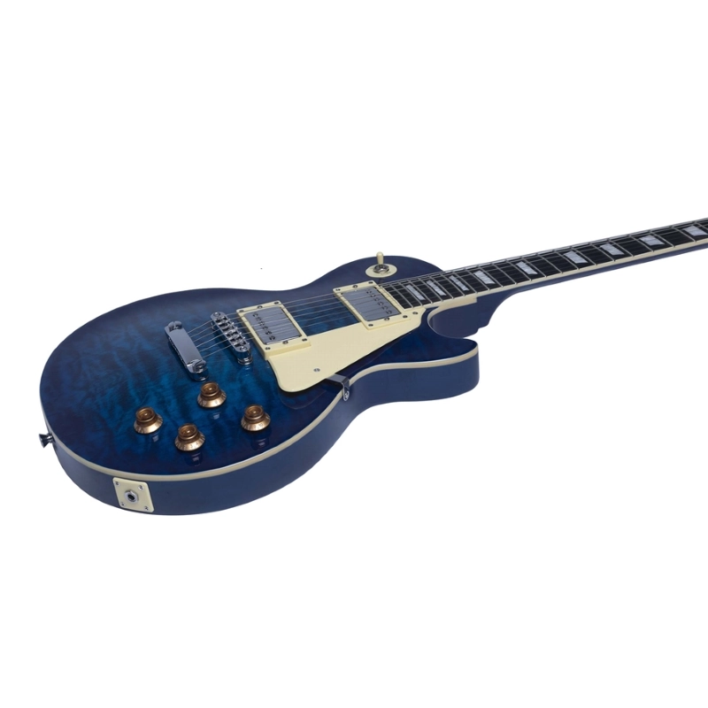 Eko Guitars LS-300 Blue Quilted
