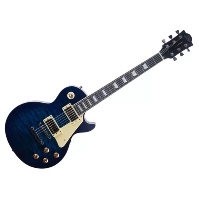 Eko Guitars LS-300 Blue Quilted