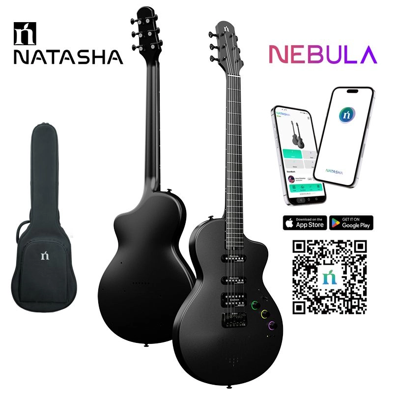 NEBULA Natasha SMART GUITAR Cosmic Black
