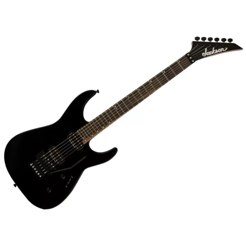 Jackson American Series Virtuoso, Streaky Ebony Fingerboard, Satin Black 2802401868