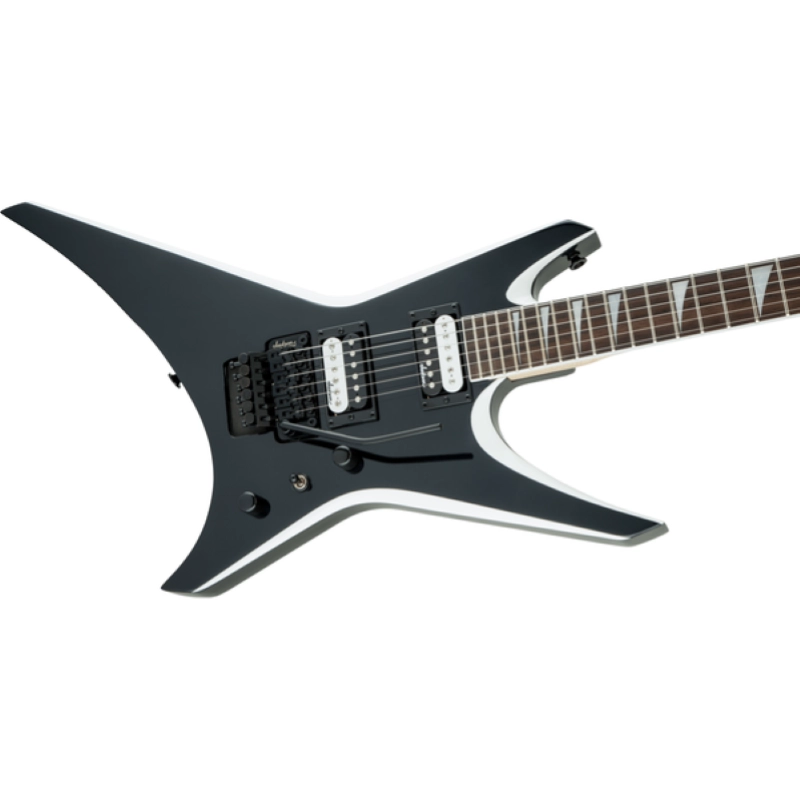 Jackson JS Series Warrior™ JS32 Black with White Bevels 2910146572