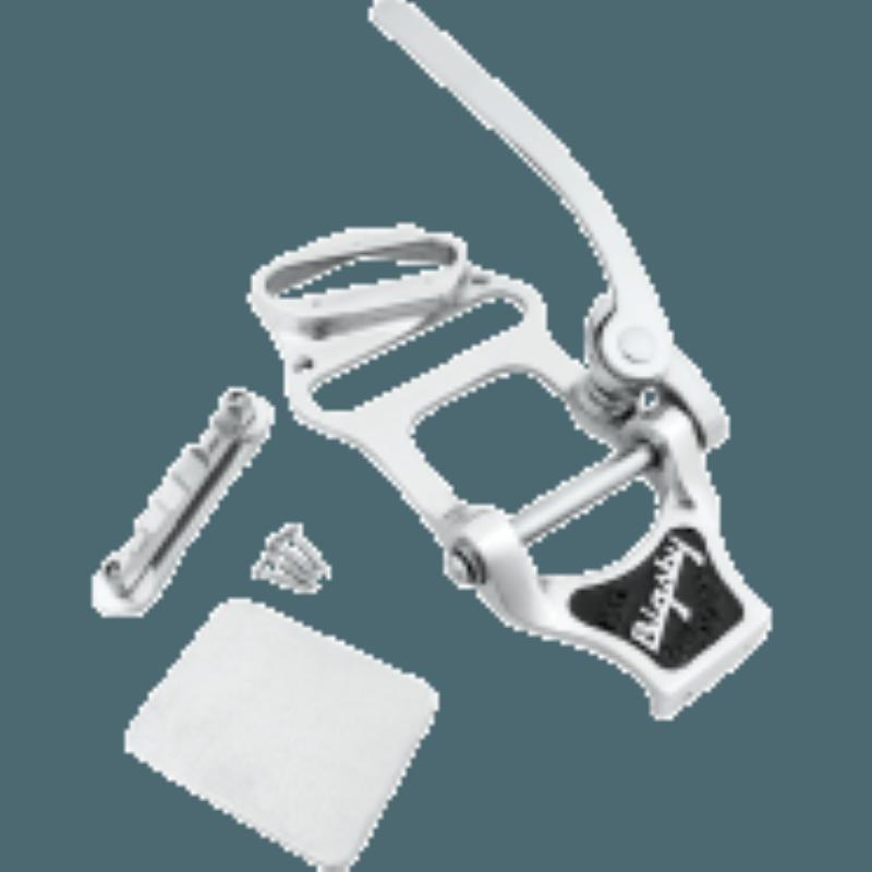 Bigsby® Tailpiece B16 with Bridge and Neck Shim, Polished Aluminum