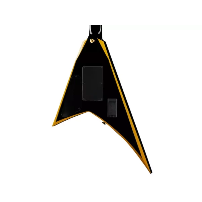 Jackson X Series Rhoads RRX24, Rosewood Fingerboard, Black with Yellow Bevels 2913636598