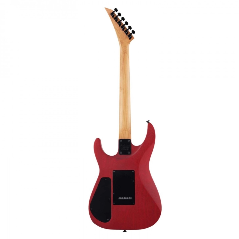 Jackson JS Series Dinky™ Arch Top JS24 DKAM, Caramelized Maple Fingerboard, Red Stain
