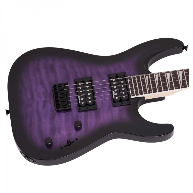 Jackson JS Series Dinky™ Arch Top JS32Q DKA HT, Amaranth Fingerboard, Transparent Purple Burst