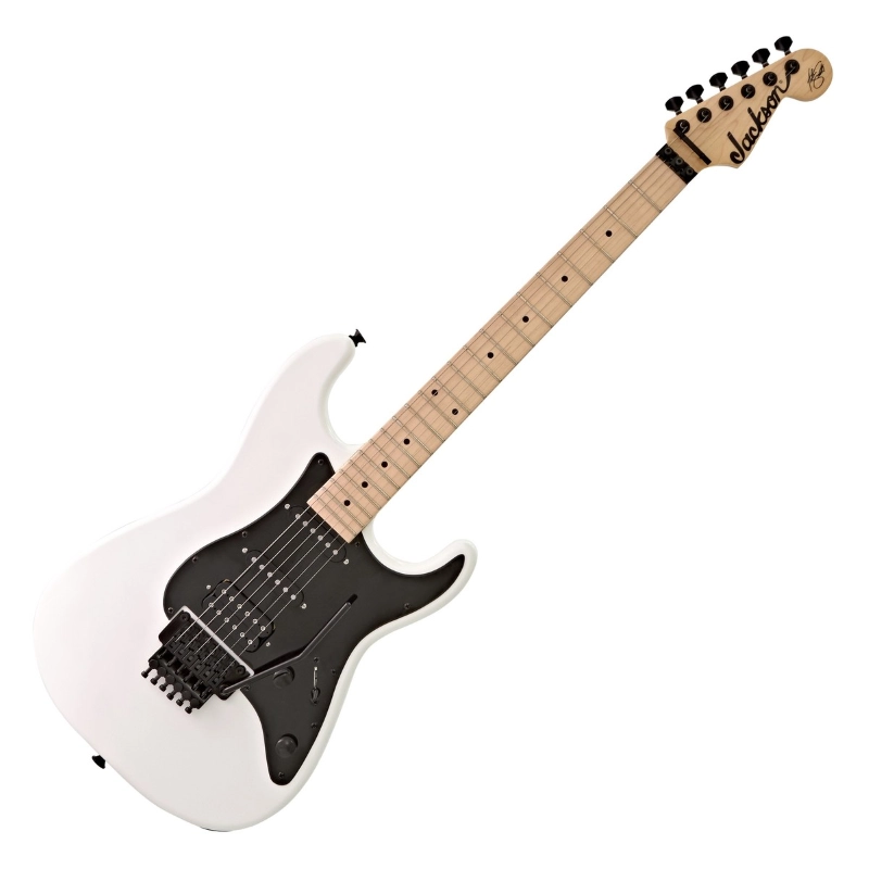 Jackson X Series Signature Adrian Smith San Dimas® SDXM Snow White with Black Pickguard 2913052576