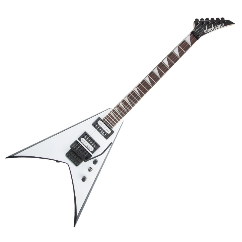 Jackson JS Series King V™ JS32 White with Black Bevels 2910224577