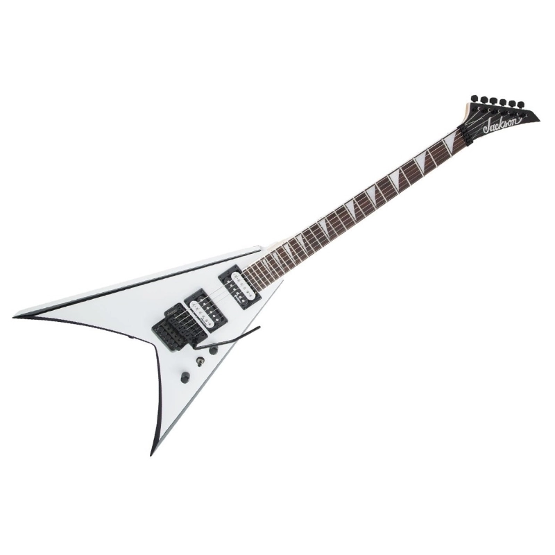 Jackson JS Series King V™ JS32 White with Black Bevels 2910224577