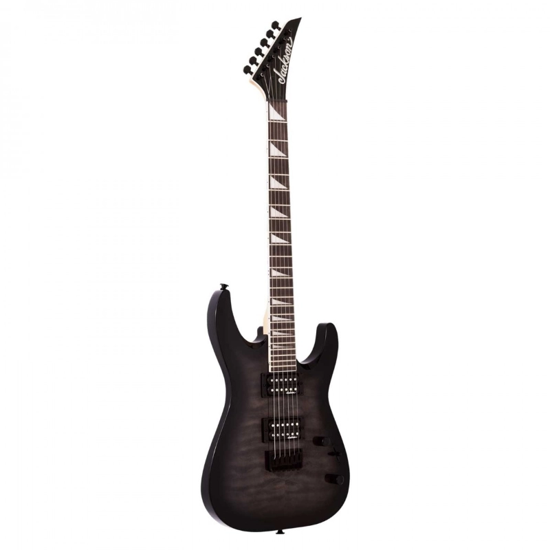 Jackson JS Series Dinky™ Arch Top JS32Q DKA HT, Amaranth Fingerboard, Transparent Black Burst