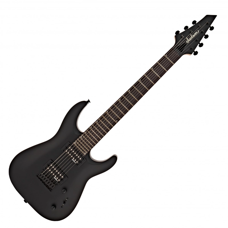 Jackson JS Series Dinky™ Arch Top JS22-7 DKA HT, Amaranth Fingerboard, Satin Black 2910132568