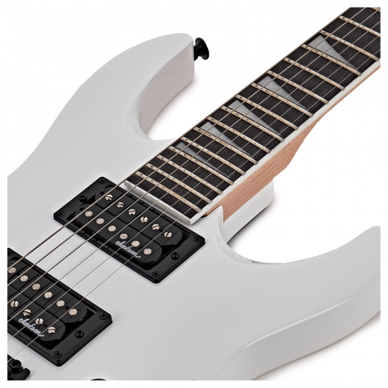 Jackson JS Series Dinky™ Arch Top JS22 DKA Amaranth Fingerboard, Snow White 2910121500