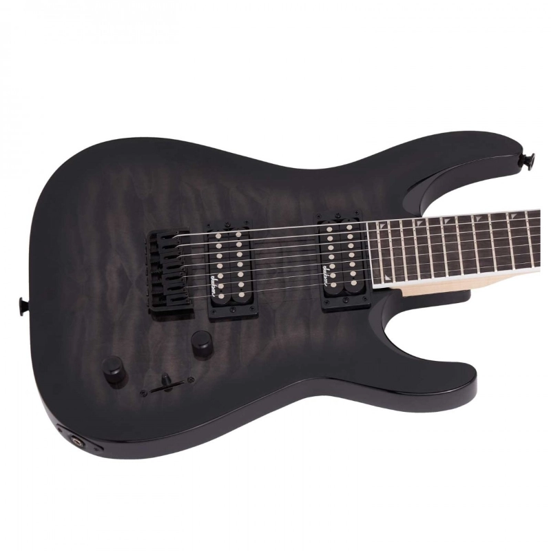 Jackson JS Series Dinky™ Arch Top JS22Q-7 DKA HT, Transparent Black Burst 2918804585