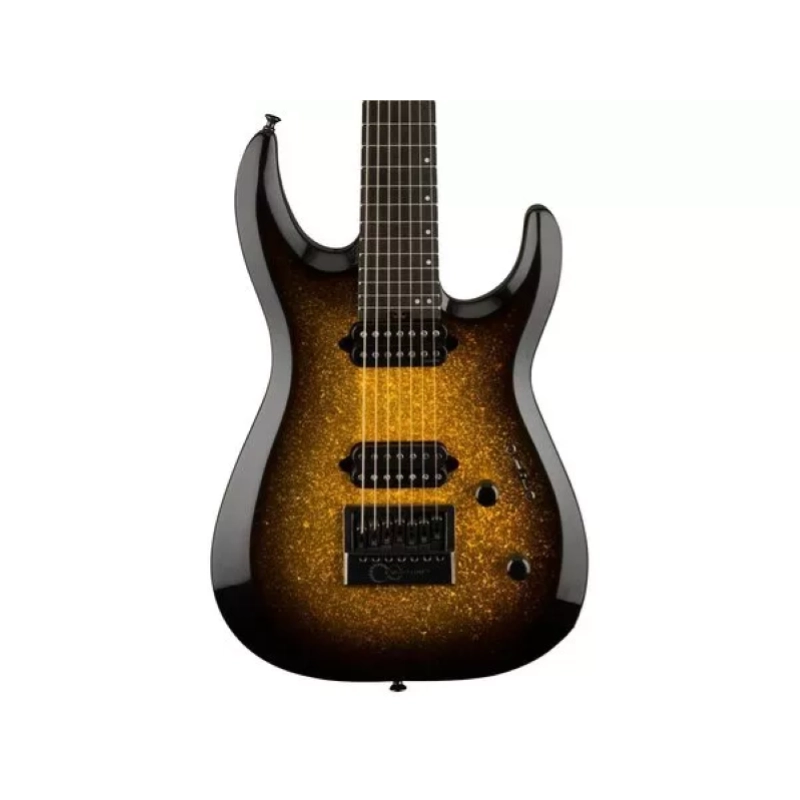 Jackson Pro Plus Series DK Modern EVTN7, Ebony Fingerboard, Gold Sparkle