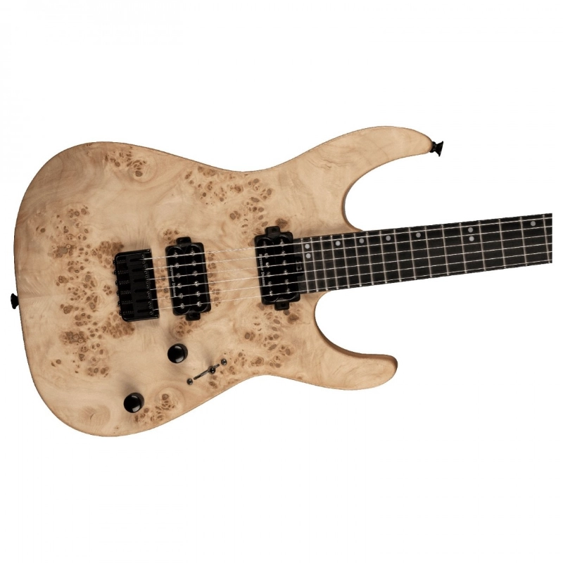 Charvel Pro-Mod DK24 HH HT E Mahogany with Poplar Burl, Ebony Fingerboard, Desert Sand