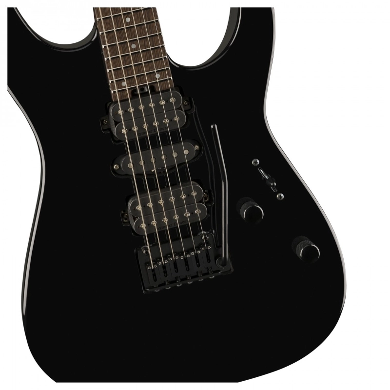 Charvel MJ DK24 HSH 2PT W Mahogany, Wenge Fingerboard, Black