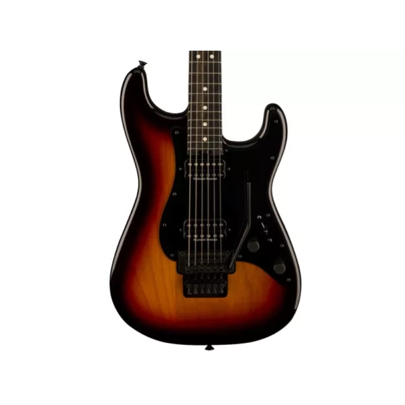 Charvel Pro-Mod So-Cal Style 1 HH FR E, Ebony Fingerboard, Three-Tone Sunburst