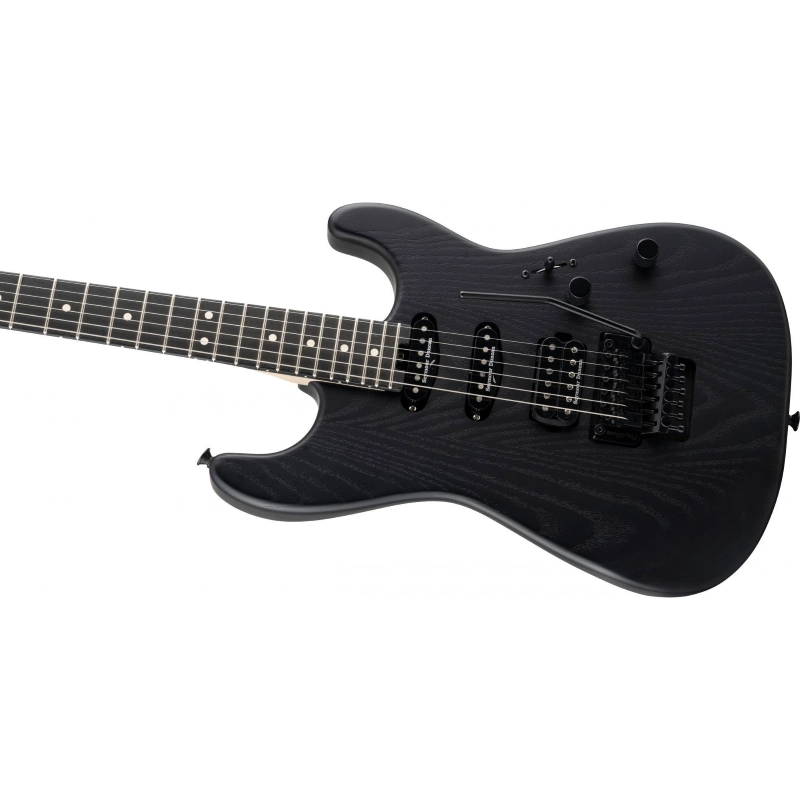 Charvel Pro-Mod San Dimas® Style 1 HSS FR E Sassafras, Ebony Fingerboard, Satin Black