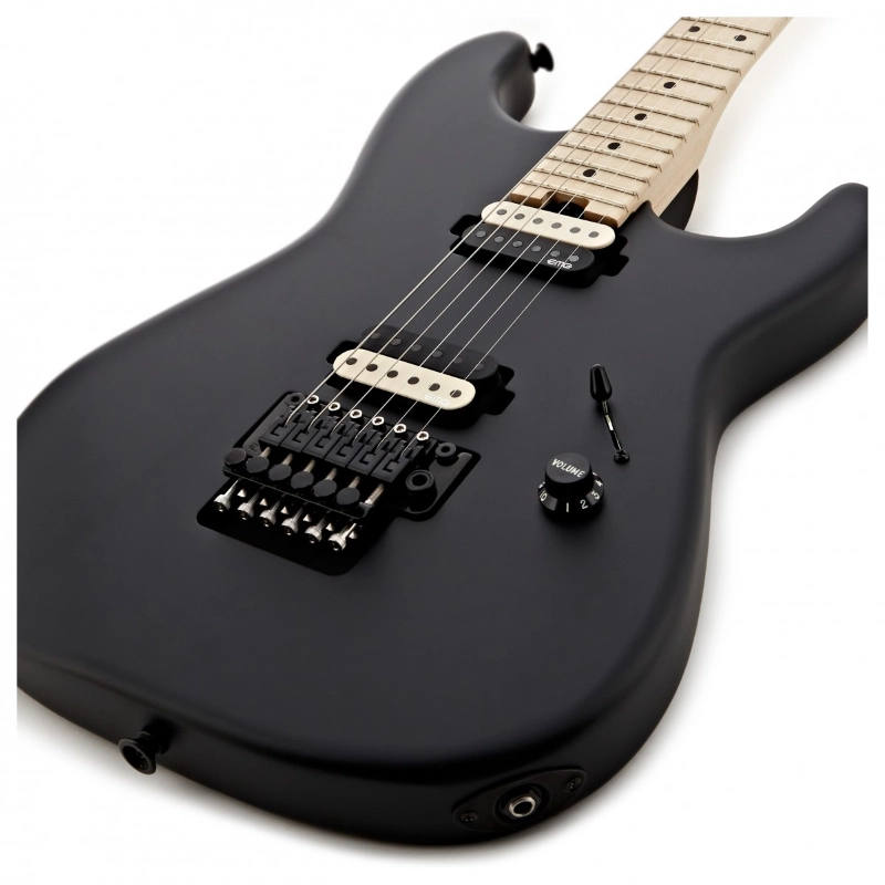 Charvel Jim Root Signature Pro-Mod San Dimas® Style 1 HH FR M, Maple Fingerboard, Satin Black