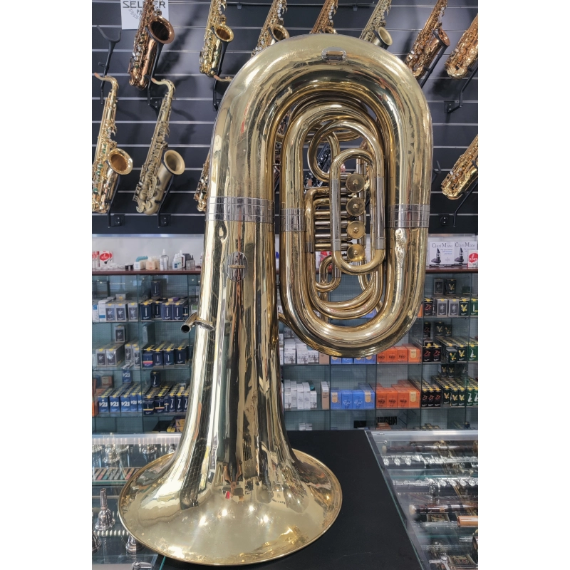 usato Cerveny CBB691 Tuba 5/4 in Sib 4 Cilindri Laccata