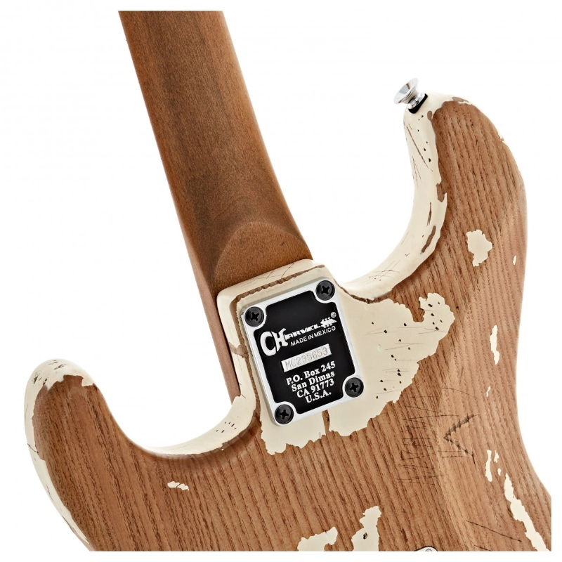 Charvel Henrik Danhage Limited Edition Signature Pro-Mod So-Cal Style 1 HS FR M, Maple Fingerboard, White Relic