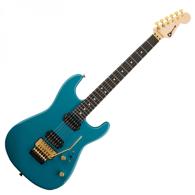 Charvel Pro-Mod San Dimas® Style 1 HH FR E, Ebony Fingerboard, Miami Blue 2965841591