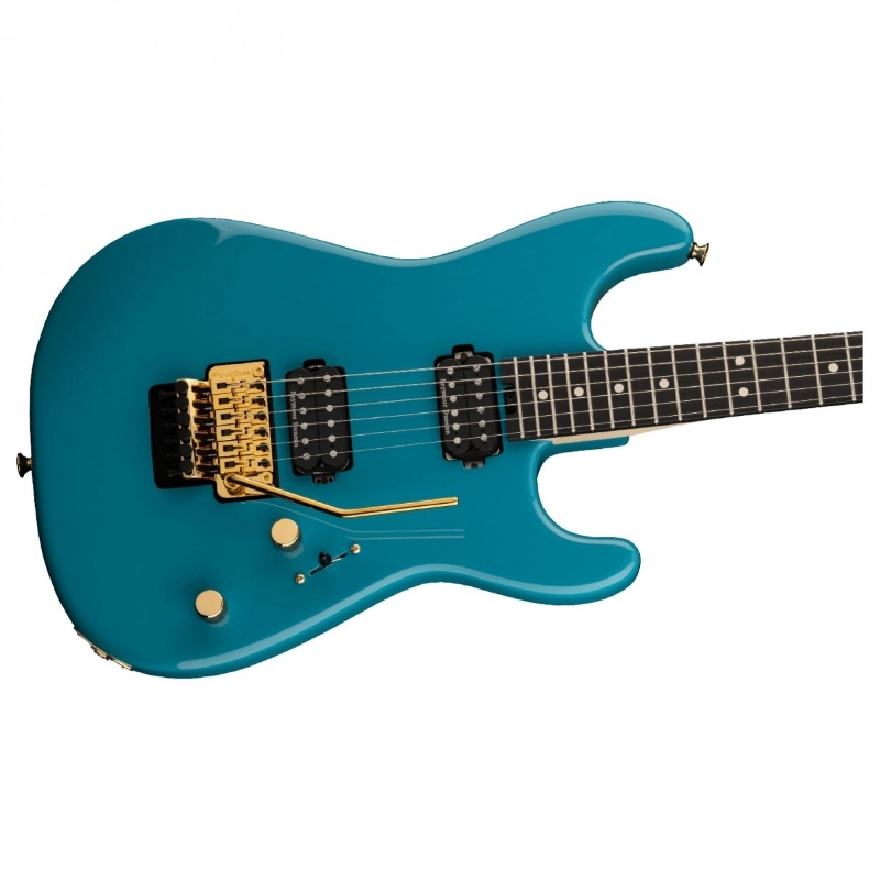 Charvel Pro-Mod San Dimas® Style 1 HH FR E, Ebony Fingerboard, Miami Blue 2965841591