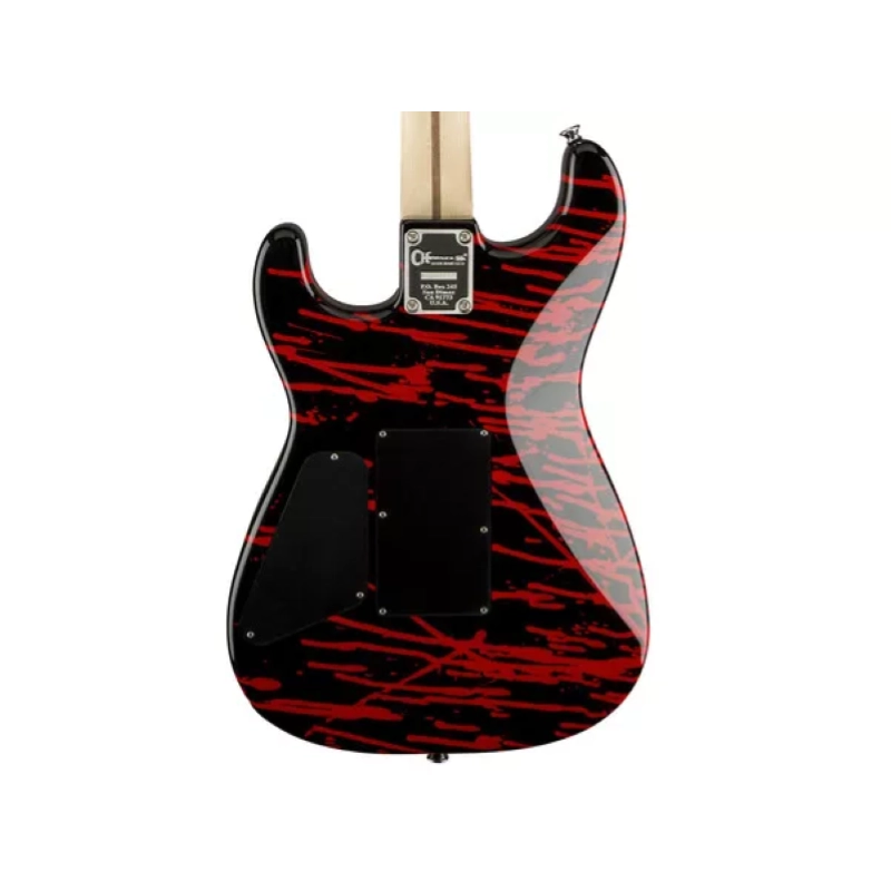 Charvel Warren DeMartini Signature Pro-Mod Blood and Skull, Maple Fingerboard, Blood and Skull