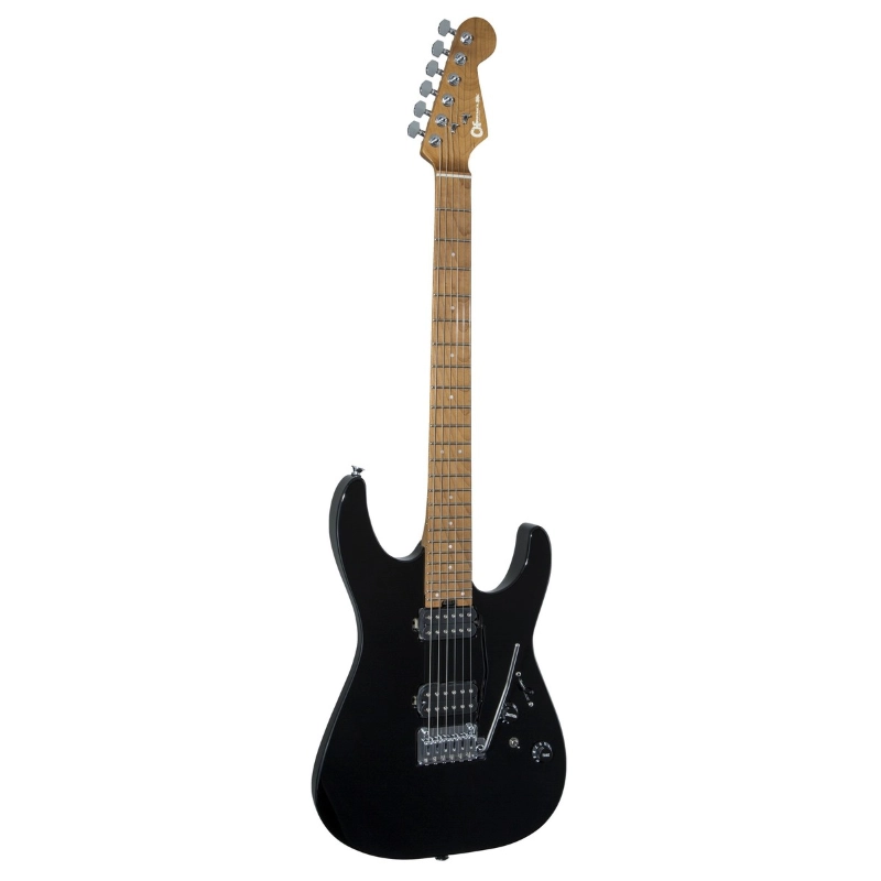 Charvel Pro-Mod DK24 HH 2PT CM LH, Caramelized Fingerboard, Gloss Black