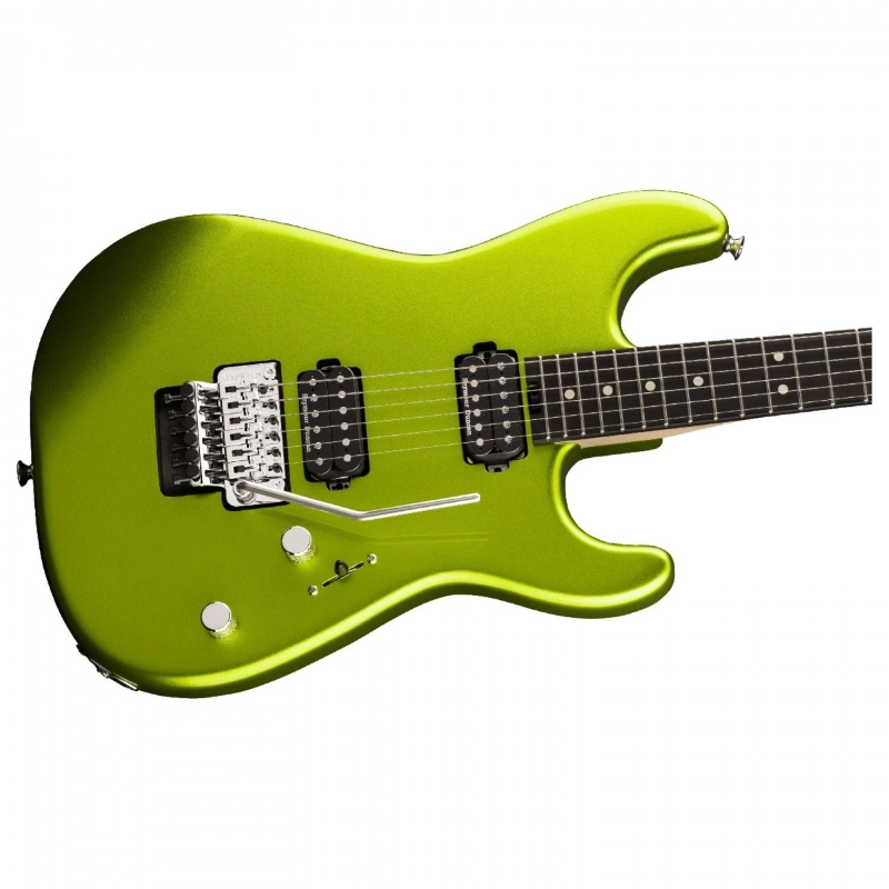 Charvel Pro-Mod San Dimas® Style 1 HH FR E, Ebony Fingerboard, Lime Green Metallic 2965831518