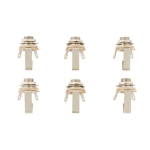 Fender 1/4" 2-Conductor Guitar Output Jack (6-pack)