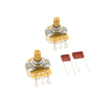 Fender Telecaster® Solid Shaft Potentiometer and Capacitor Kit, 2-Pack