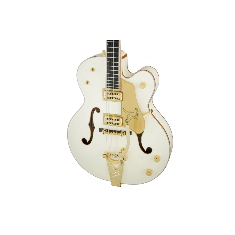 Gretsch G6136T-59 Vintage Select Edition '59 Falcon™ Hollow Body with Bigsby®, TV Jones®, Vintage White, Lacquer