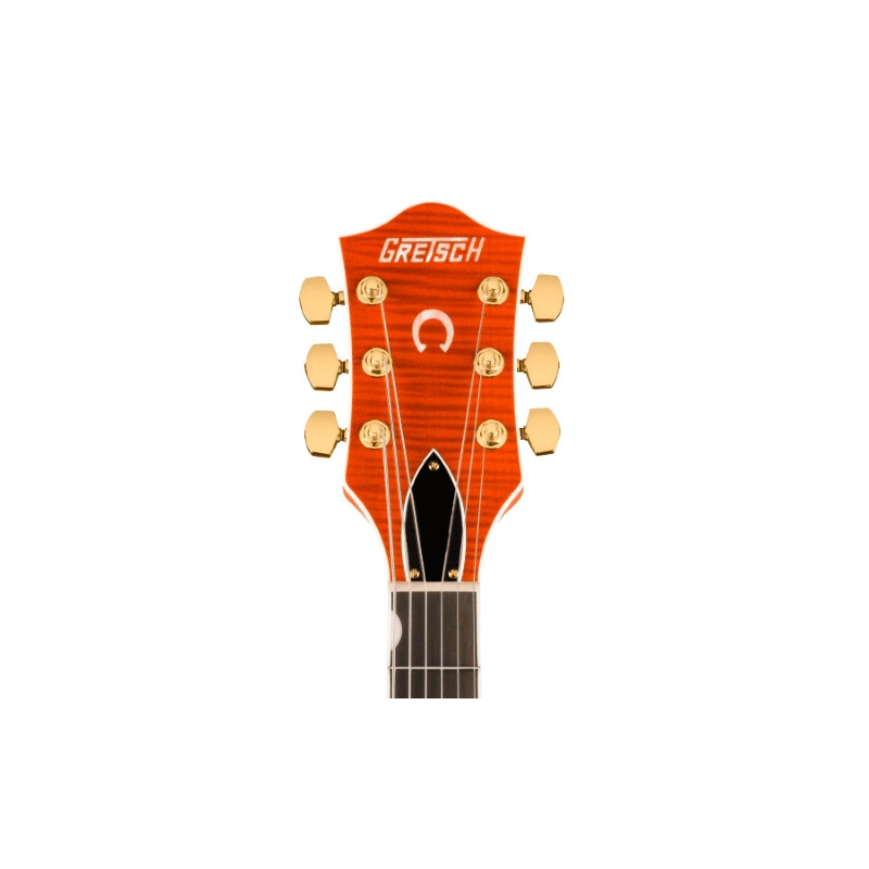 Gretsch Nashville® Hollow Body with String-Thru Bigsby® and Gold Hardware, Ebony Fingerboard, Orange Stain