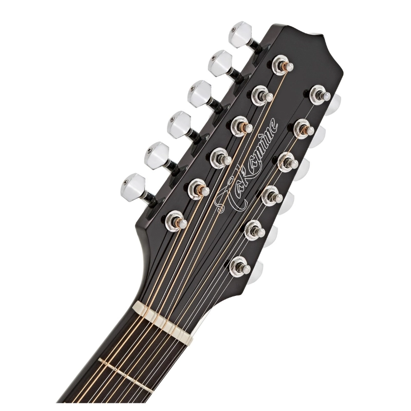 Takamine GD30CE-12-BLK - Chitarra 12 corde dreadnought cutaway elettrificata - Serie G Series