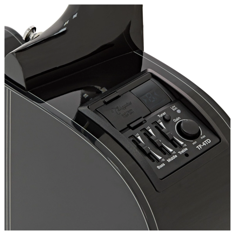 Takamine GD30CE-12-BLK - Chitarra 12 corde dreadnought cutaway elettrificata - Serie G Series