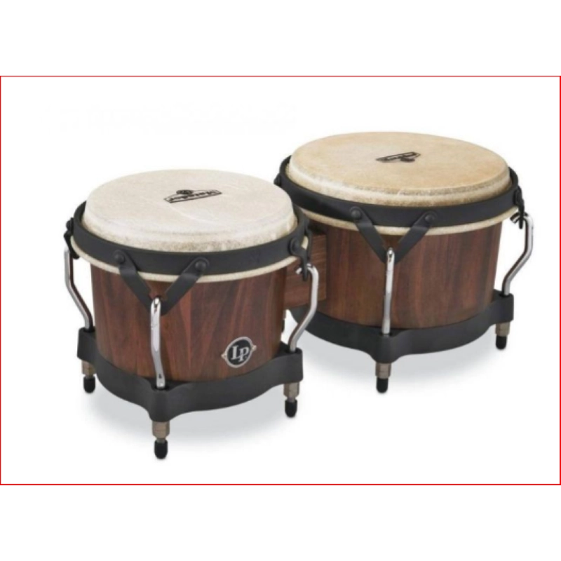 Latin Percussion M201-WB Bongos Matador Wood Whiskey Barrel