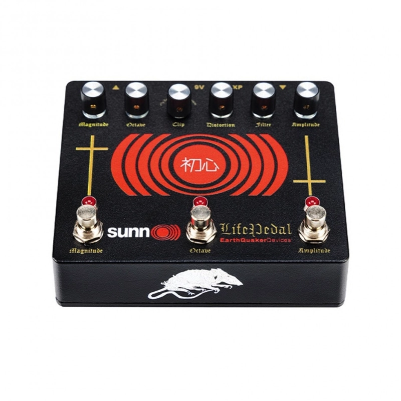 EarthQuaker Devices Life Pedal V3 Effetto Distorsione Ottava su Booster a Pedale per Chitarra