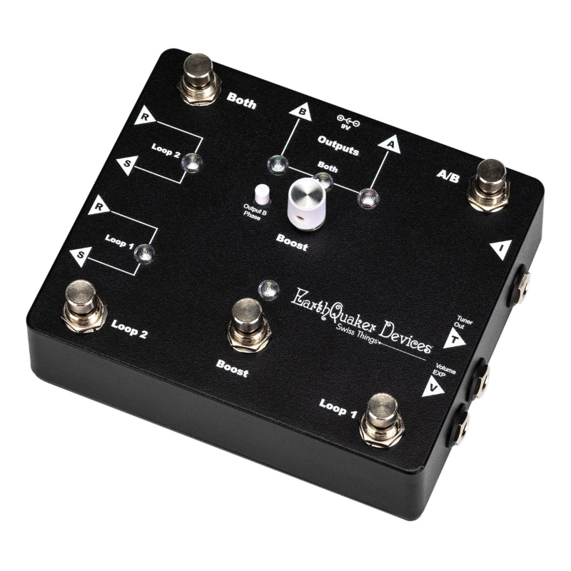 EarthQuaker Devices Swiss Things Effetto Looper ABY Switcher e Booster per Chitarra