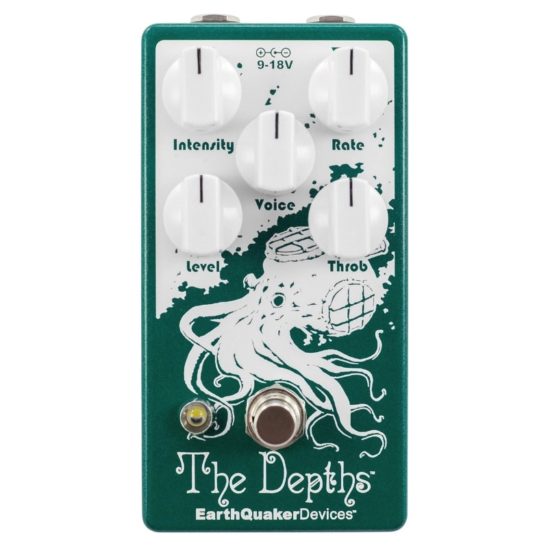 EarthQuaker Devices The Depths V2 Pedale Vibe per Chitarra e Basso