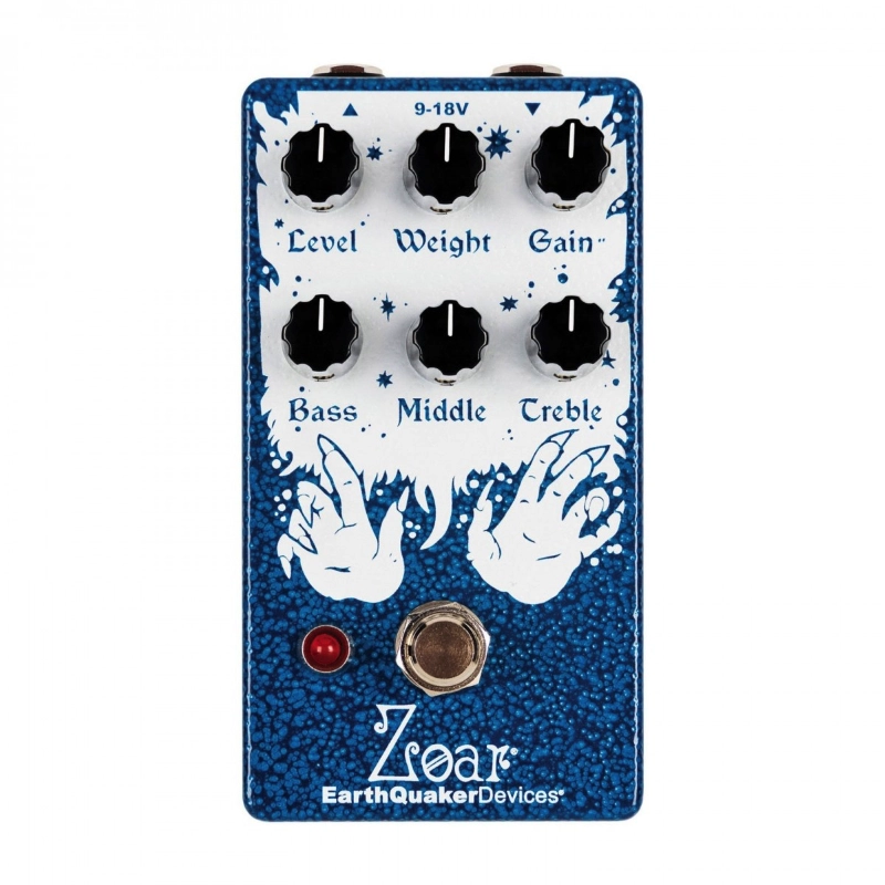 EarthQuaker Devices Zoar Effetto Distorsione Dinamico a Pedale per Chitarra e Basso