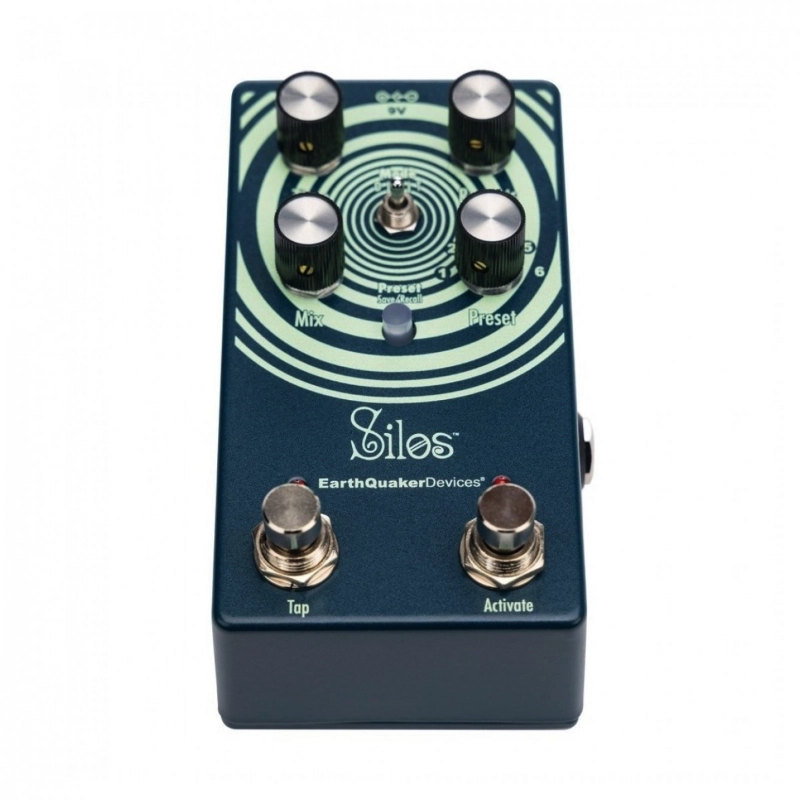 EarthQuaker Devices Silos Time Reflection Effetto Delay a Pedale per Chitarra