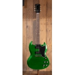 Gibson Custom 63 SG Special Green Sparkle Lightning Bar Gloss NH SGSP63PSL22464
