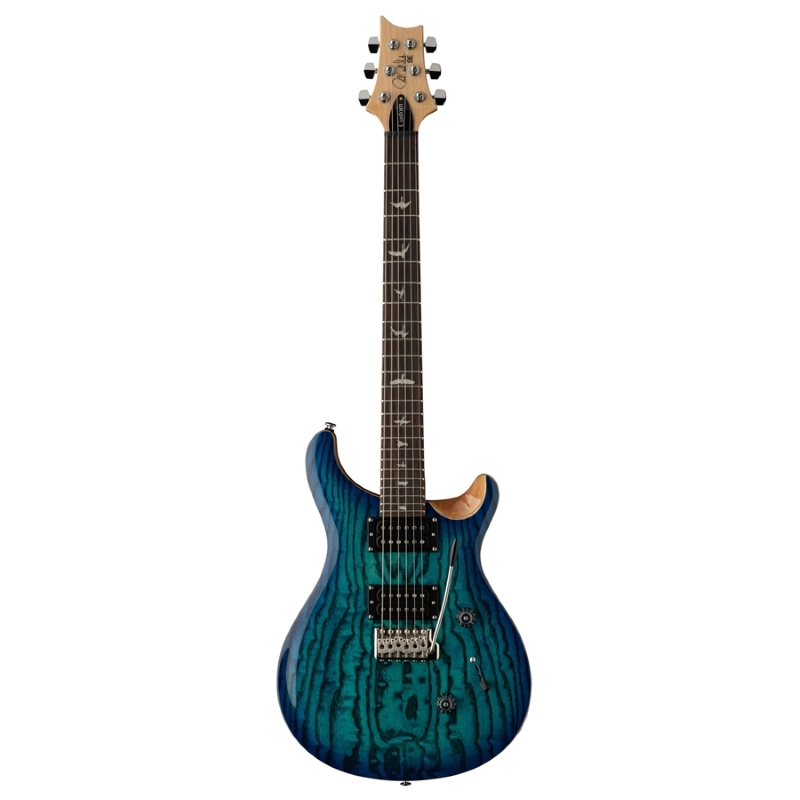 PRS SE Custom 24 Burled Ash Limited Edition Lake Blue