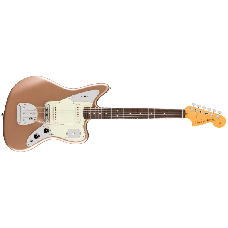 Fender American Professional Classic Jaguar®, Rosewood Fingerboard, Faded Firemist Gold