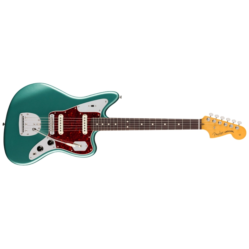 Fender American Professional Classic Jaguar®, Rosewood Fingerboard, Faded Sherwood Green Metallic