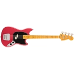 Fender American Professional Classic Mustang Bass®, Maple Fingerboard, Faded Dakota Red