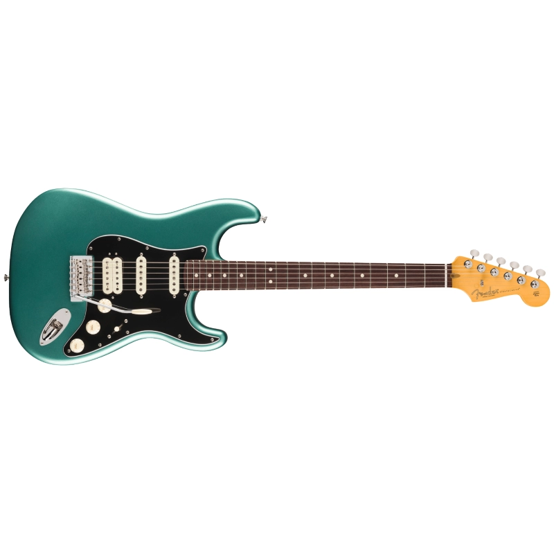 Fender American Professional Classic Stratocaster® HSS, Rosewood Fingerboard, Faded Sherwood Green Metallic 0114950374